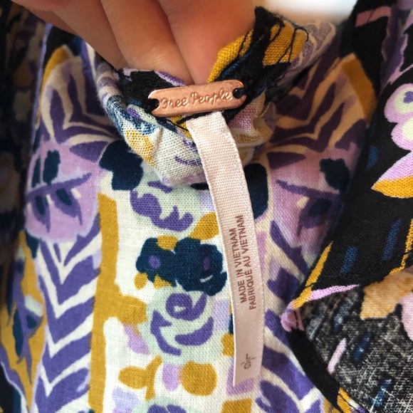 FREE PEOPLE Summer In Tulum Tunic sz L!! New WIthout Tags - Picture 4 of 8